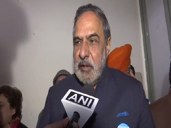 Congress leader Anand Sharma speaking to ANI in New Delhi on Sunday. Photo/ANI