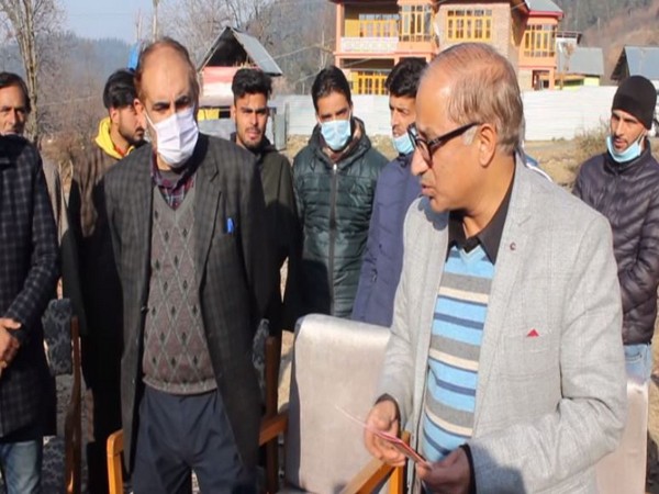 Director-General of Horticulture in Kashmir, Mr Aijaz Ahmad Bhat on Friday. (ANI/pictures)