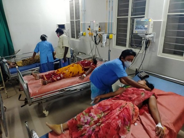 Visual from the hospital in Andhra Pradesh.