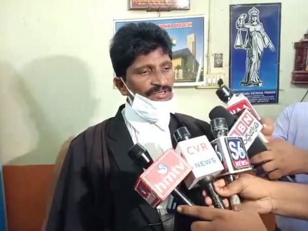 Ongole District Court public prosecutor, Sivaramakrishna Prasad speaking to media on Monday. 