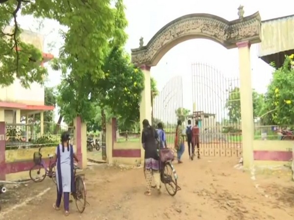 A visual from a school in Vijayawada, Andhra Pradesh on Monday. Photo/ANI