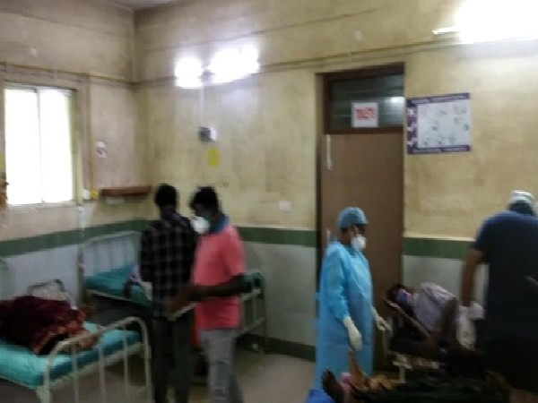 The hospital in Andhra Pradesh where the injured were treated. (Photo/ANI)