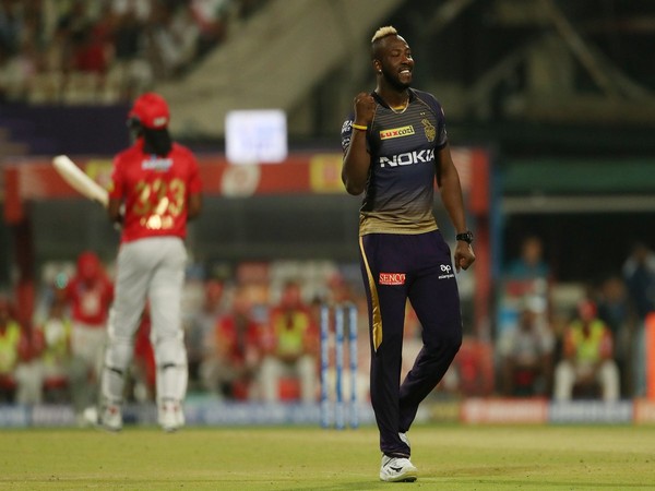 Fast bowler Andre Russell (Photo/ KKR Twitter)