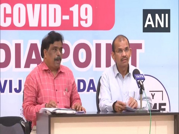 Mines department director V G Venkata Reddy (left) and Mining Principal Secretary Gopal Krishna Dwivedi (right)