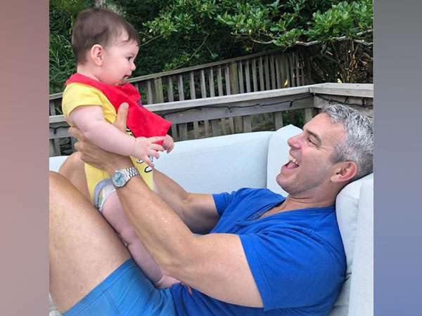 Andy Cohen along with his 6-month-old  Benjamin Allen (Image courtesy: Instagram)