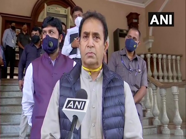 Maharashtra Home Minister Anil Deshmukh speaking to ANI in Mumbai on Monday. [Photo/ANI]