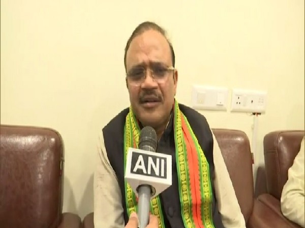 BJP leader Anil Jain speaking to ANI in Raipur, Chhattisgarh on Sunday Photo/ANI.