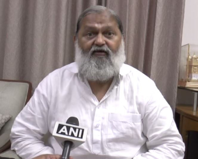 File Pic Haryana BJP Minister Anil Vij 