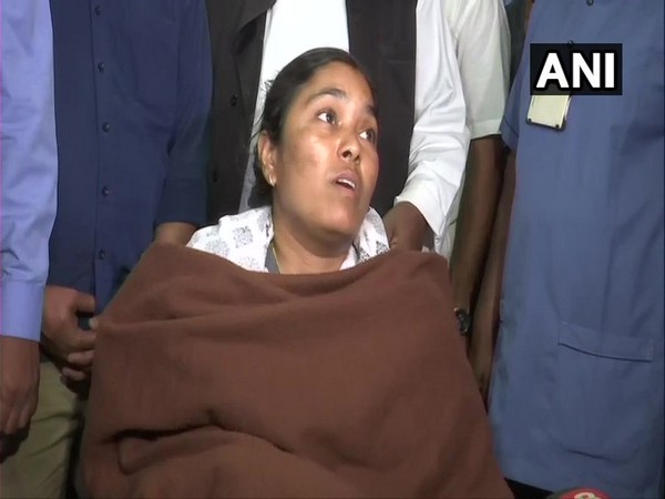 Forest Officer C Anitha speaking to reporters in Hyderabad, Telangana on Monday.