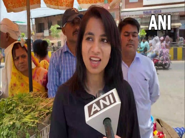 Ankita Nagar, who cleared Civil Judge exam in Indore. (ANI/photo)