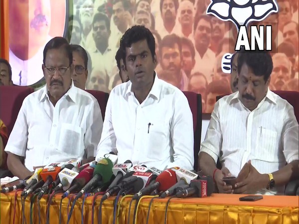 Tamil Nadu BJP Chief K Annamalai (Photo/ANI)