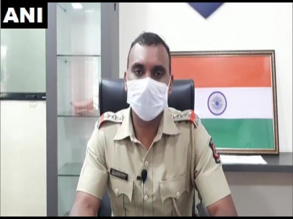 Assistant inspector Shrirang Gosavi, Nallasopara police station speaking to ANI on Monday. (Photo/ANI)