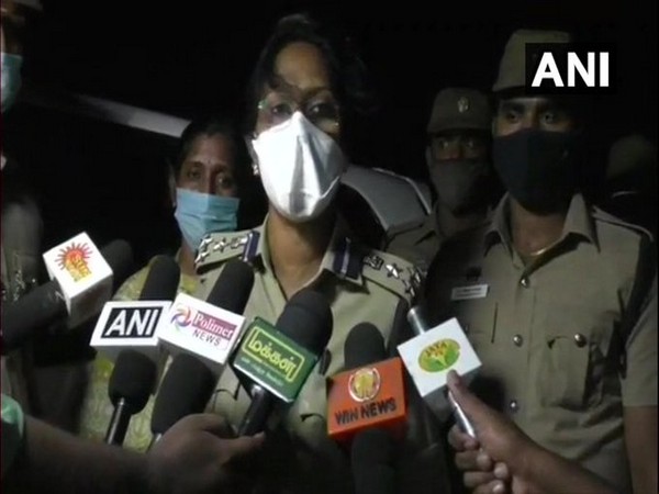 Annie Vijaya, DIG, Trichy Zone speaking to reporters in Trichy on Monday. 