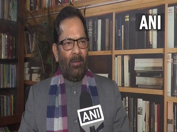 Union Minister of Minority Affairs, Mukhtar Abbas Naqvi (Photo/ANI)