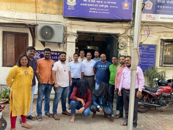 Visual of Anti Narcotics Cell officers with the accused persons (Photo/ANI) 