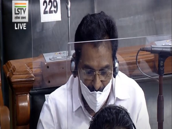 Congress MP Anto Antony speaking in Lok Sabha on Monday.
