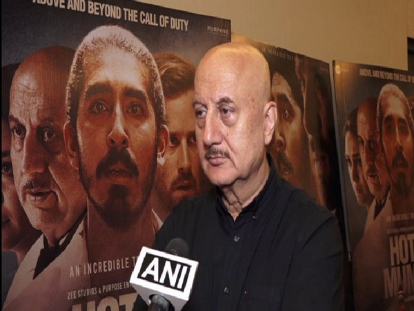 Actor Anupam Kher in a conversation with ANI in Mumbai on Wednesday. Photo/ANI