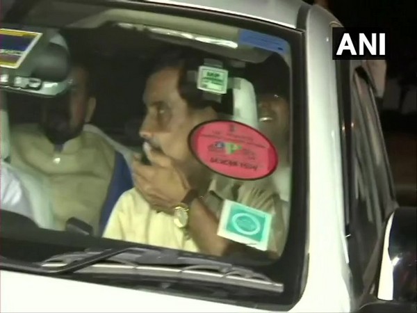 Union Minister Anurag Thakur accompanied Dushaynt Chautala to BJP chief Amit Shah's residence on Friday night. Photo/ANI
