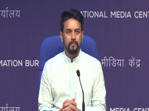 Union Minister for Information and Broadcasting Anurag Singh Thakur(Photo/ANI)