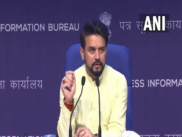 Union Information and Broadcasting Minister Anurag Thakur. (Photo/ANI)