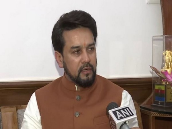 Union Minister Anurag Thakur speaking to ANI in New Delhi on Saturday 