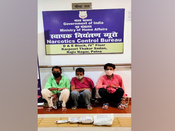 Patna zonal unit of NCB arrests three drug peddlers. 