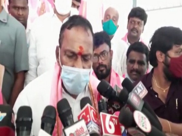 Telangana Labour and Employment Minister Malla Reddy. (Photo/ANI)