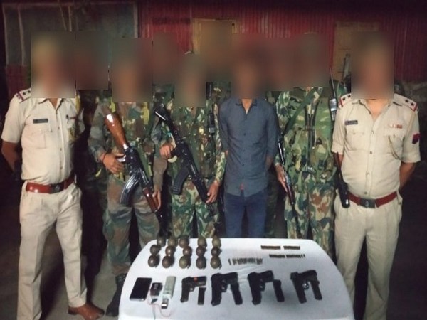 Assam Rifles and police arrested one underground worker in Imphal West on Oct 29