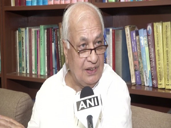 Newly-appointed Kerala Governor Arif Mohammed Khan speaking to ANI on Sunday. Photo/ANI