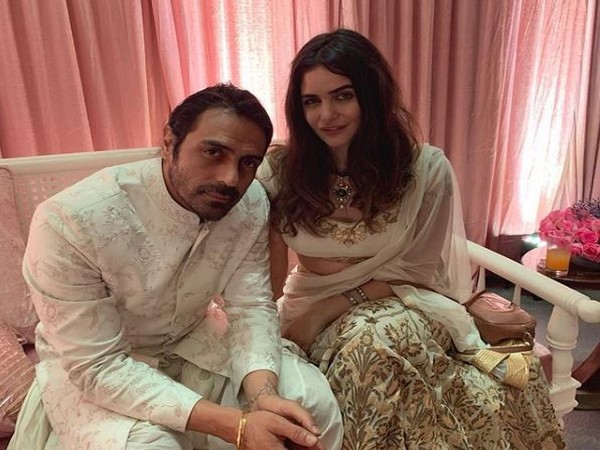 Arjun Rampal and Gabriella Demetriades, Image courtesy: Instagram