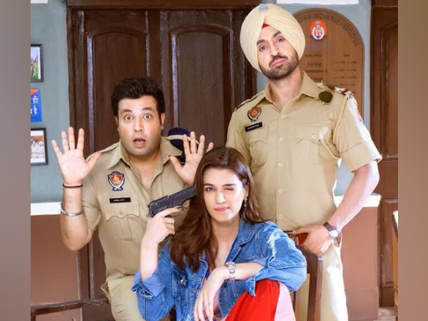 Varun Sharma, Kriti Sanon and Diljit Dosanjh, Image courtesy: Instagram