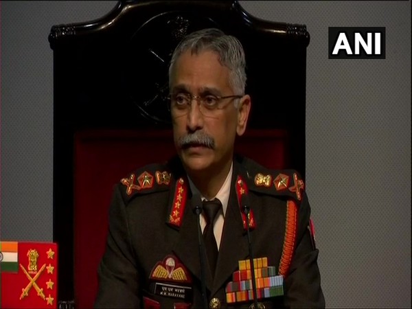 Army Chief General Manoj Mukund Naravane speaking to media on Saturday