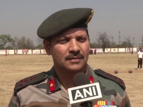 SL Sharma, Commandant, JAK LI Recruitment centre Srinagar talking to ANI on Wednesday