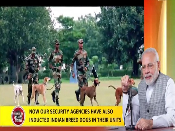 PM Modi pointed out that dogs play an important role in disaster management and rescue missions.