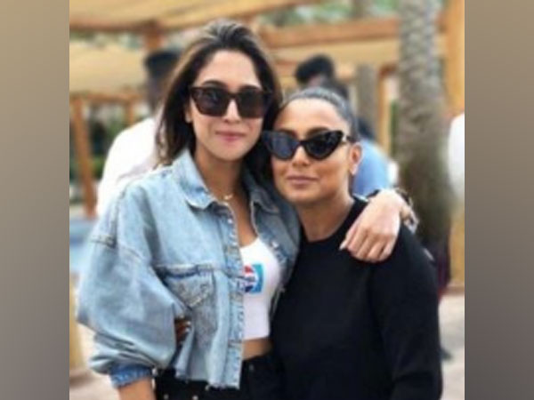 Sharvari with Rani Mukerji (Image Source: Instagram)