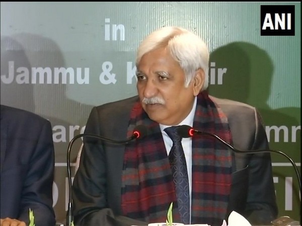 Chief Election Commissioner Sunil Arora addressing a press conference in Jammu on Tuesday.