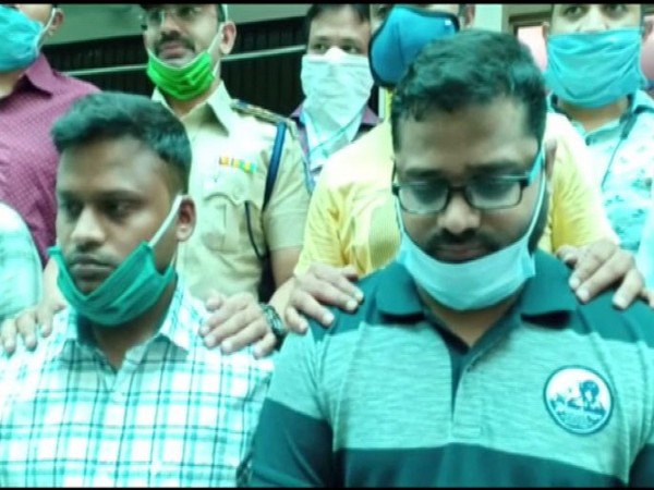 The arrested persons have been identified as Deepak Saini and Ashok Singh. (Photo/ANI)