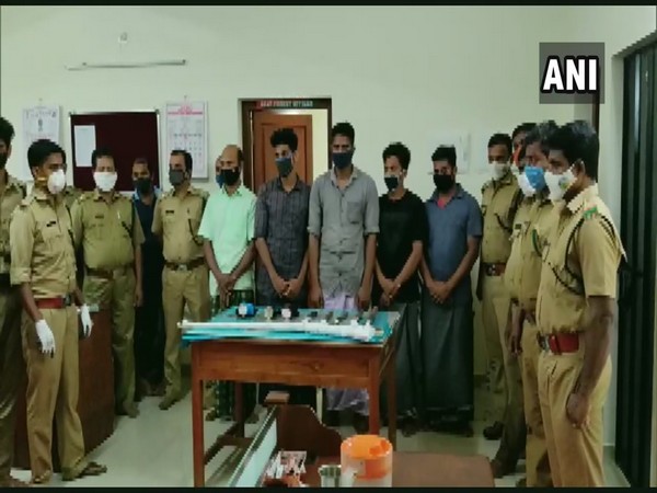 Police arrest six accused for allegedly killing a pregnant wild buffalo. (Photo/ANI)