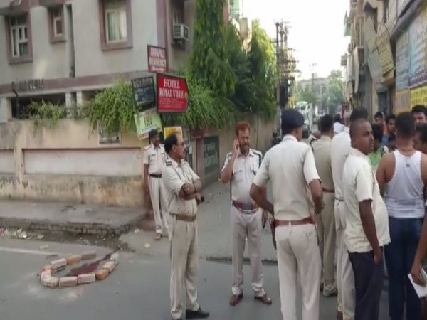 Visuals of incident site near Kidwaipuri Park in Patna.