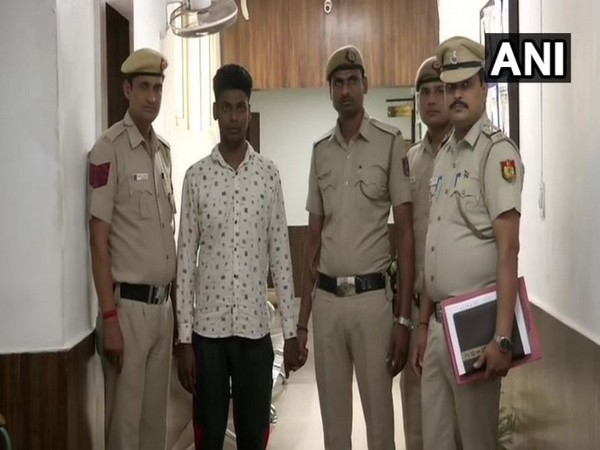 The accused Jalil Sheikh on Saturday in Delhi. Photo/ANI