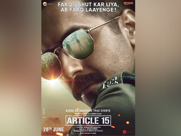 Poster of 'Article 15' (Image courtesy: Instagram)