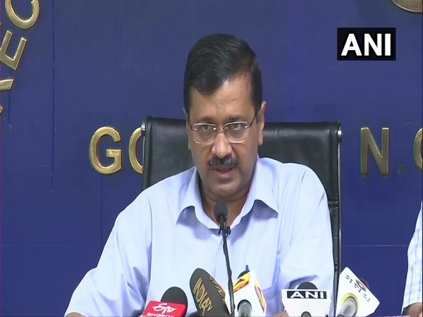Delhi Chief Minister Arvind Kejriwal addressing a press conference in New Delhi on Friday.