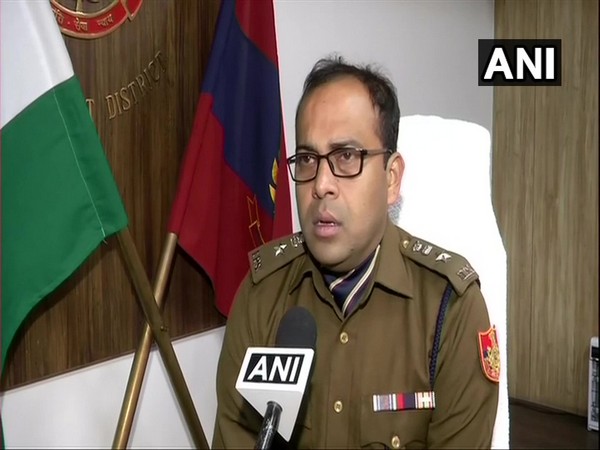 Devendra Arya, DCP, South-West talking to ANI in New Delhi on Monday