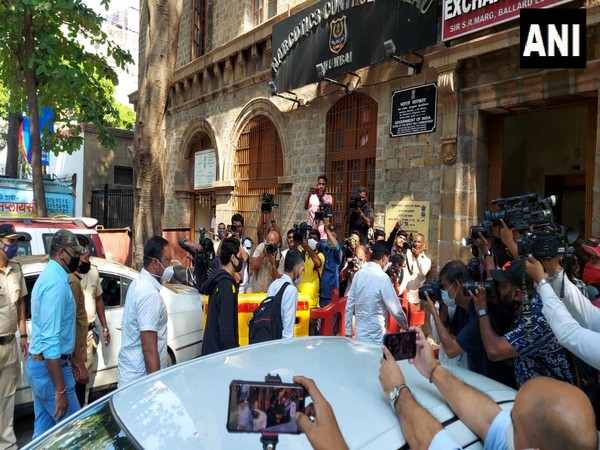 Aryan Khan appearing before NCB to mark his weekly presence (Photo/ANI)