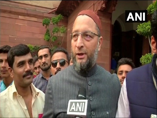 Hyderabad MP Asaduddin Owaisi speaking to ANI in New Delhi on Friday.