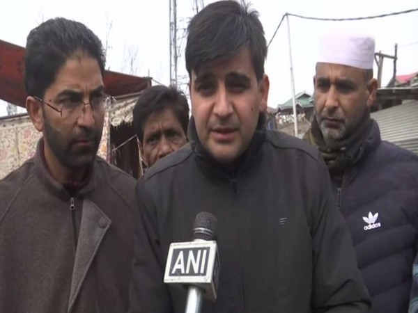 Devotee Nadeem Mehjoor speaking to ANI. (Phone/ANI)