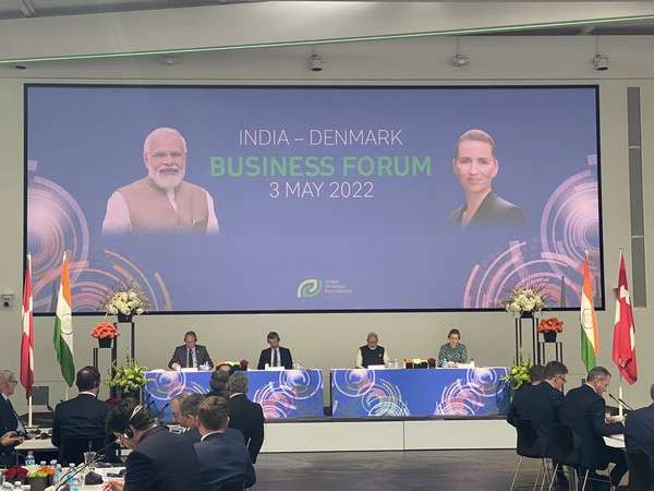 Prime Minister Narendra Modi at India-Denmark Business Forum in Copenhagen.