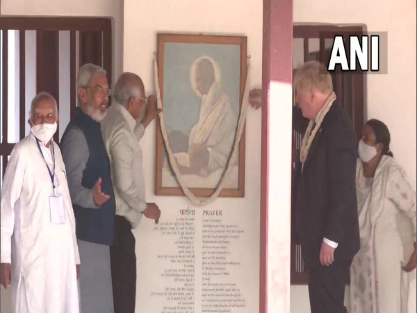 UK Prime Minister visits Sabarmati Ashram in Ahmedabad