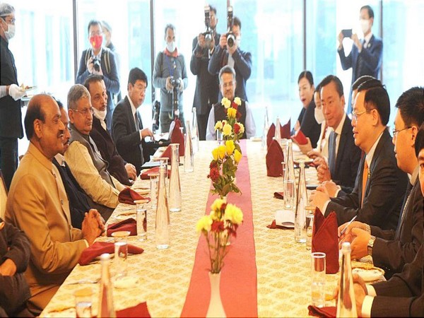 A Parliamentary delegation led by the Chairman of the National Assembly (Parliament) of Vietnam, Vuong Dinh Hue, called on Lok Sabha Speaker Om Birla today.