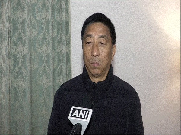 Lok Sabha MP from Nagaland, Tokheho Yepthomi speaking to ANI in New Delhi on Sunday. (Photo/ANI)